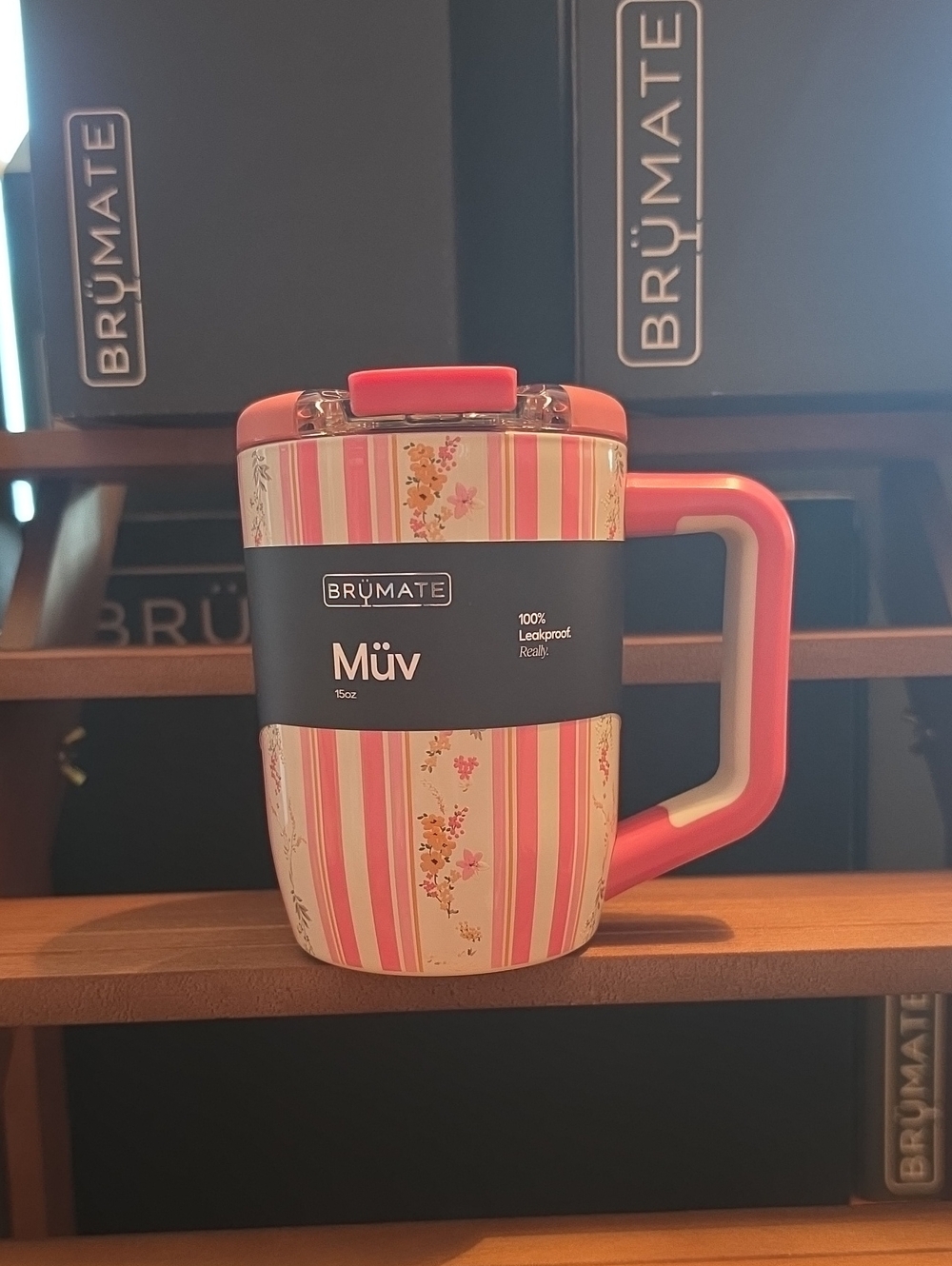 MÜV 15oz Insulated Travel Mug - Cascading Florals